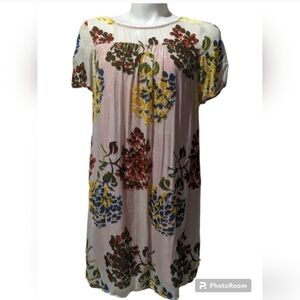 Maeve Rare Velvet Flower Shift Dress Size XS